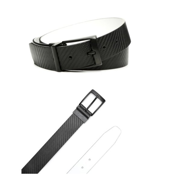 Nike Accessories Nike Carbon Fiber Texture Reversible Golf Belt